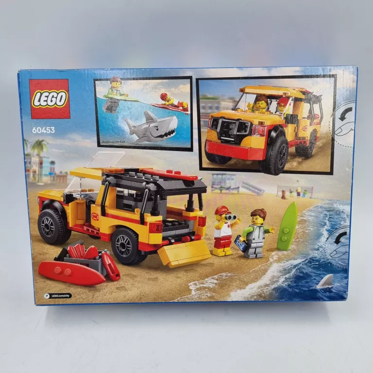 KLOCKI LEGO CITY 60453 FURGONETKA RATOWNIKÓW PLAŻOWYCH
