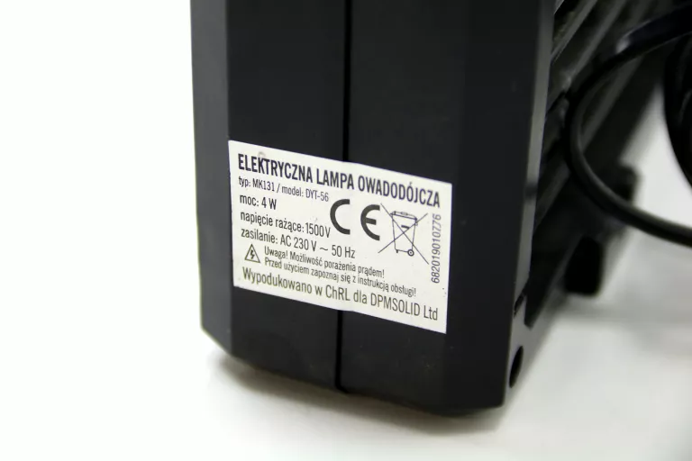 ELEKTRYCZNA LAMPA OWADOBÓJCZA MM131 PUŁAPKA KOMARY