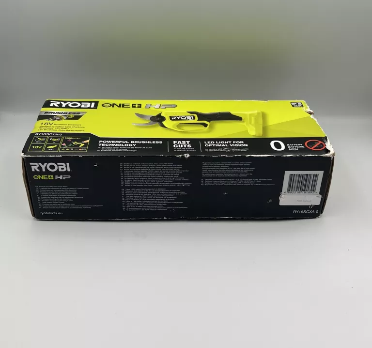 RYOBI BEZSZCZOTKOWY SEKATOR 18V RY18SCXA-0