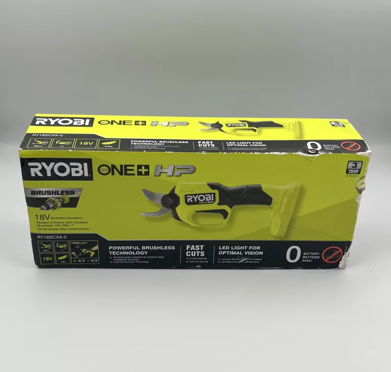 RYOBI BEZSZCZOTKOWY SEKATOR 18V RY18SCXA-0