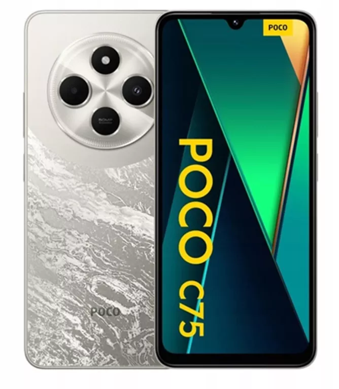 SMARTFON POCO C75 8 GB / 256 GB 4G (LTE) ZŁOTY FABRYCZNIE ZAPAKOWANY