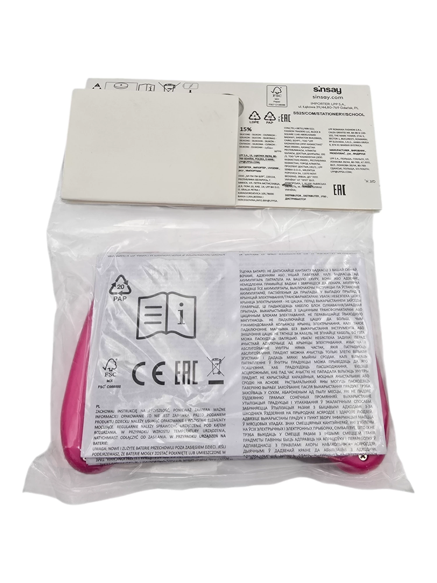 kalkulator-rozowy-w-ksztalcie-pada-ean-gtin-5907092436692