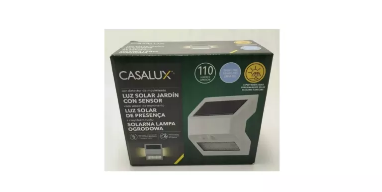 SOLARNA LAMPA OGRODOWA CASALUX BIAŁA