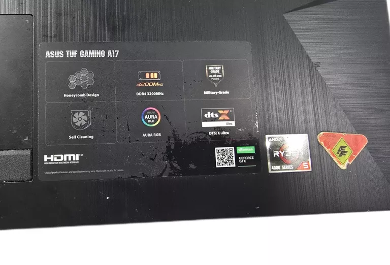 LAPTOP ASUS TUF GAMING A17 512GB/8GB/WIN11HOME!