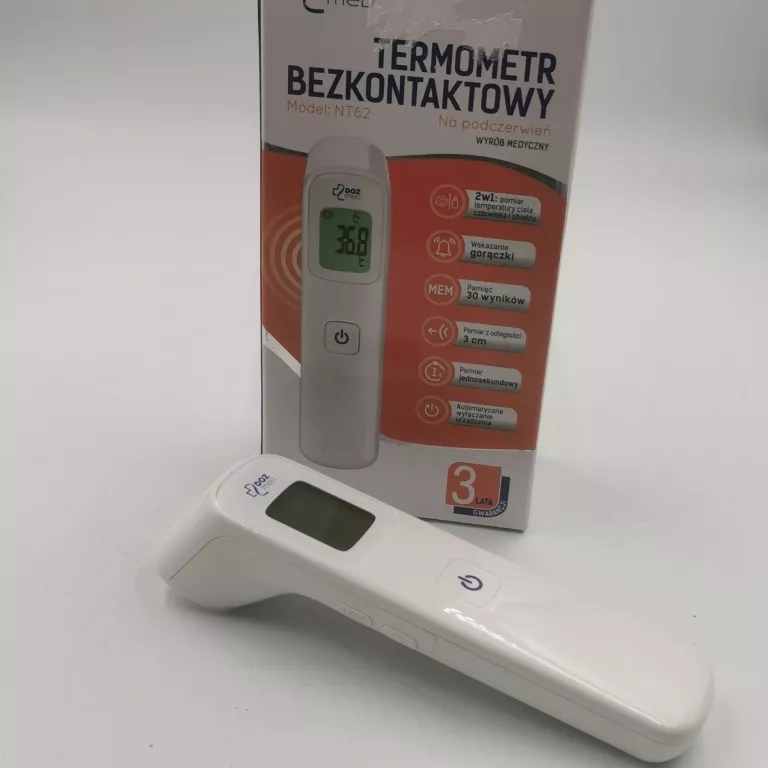 TERMOMETR BEZDOTYKOWY DOZ @JAK NOWY !!