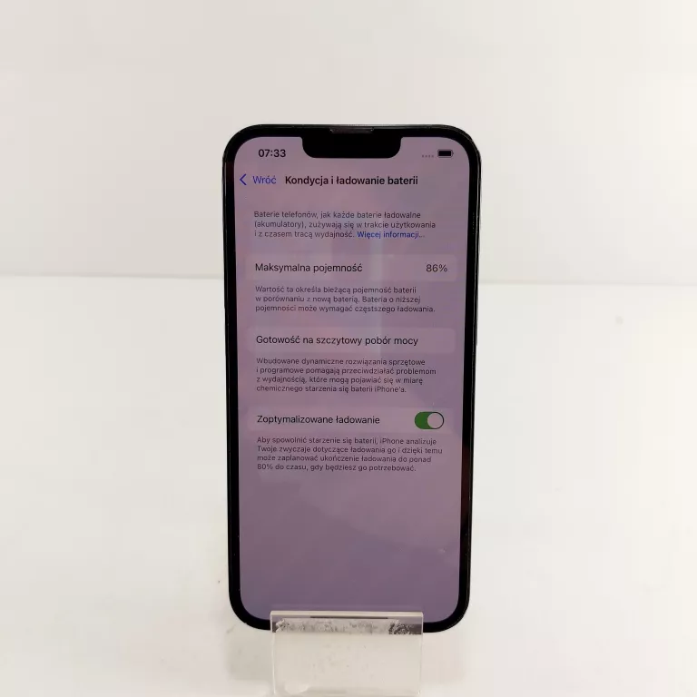 TELEFON IPHONE 13 4 GB / 128 GB KONDYCJA BATERI 86%