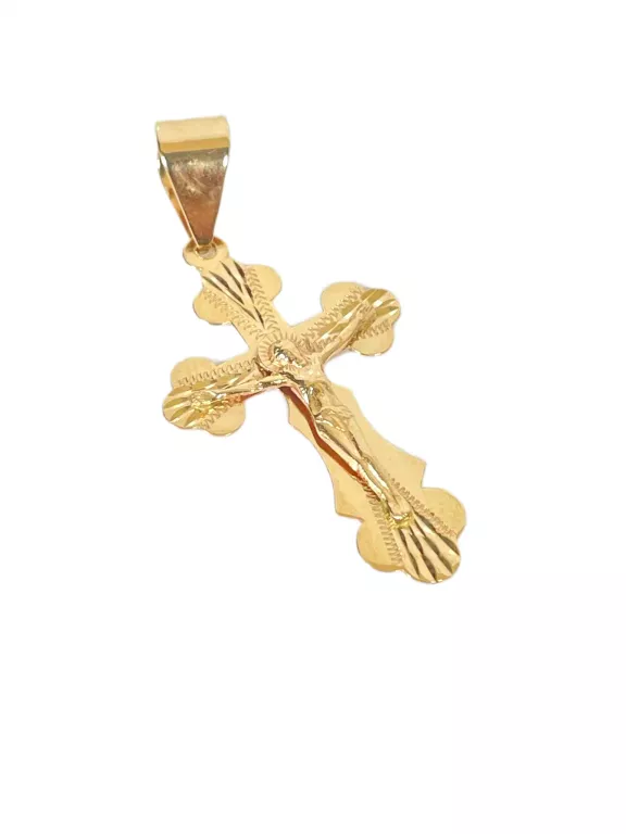 ZŁOTA ZAWIESZKA KRZYŻYK PR:585 W:1,8G DŁ:3CM