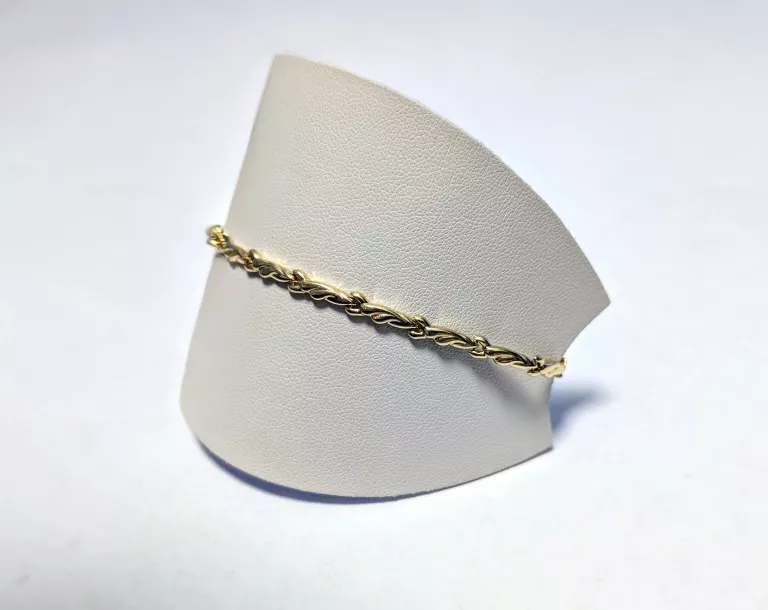 CUDOWNA ZŁOTA BRANSOLETKA 3,15G 19CM P585