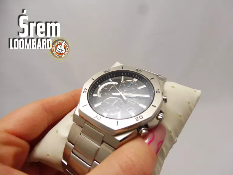 ZEGAREK CASIO EDIFICE EFB-680D-1AVUEF, KOMPLET, IGŁA STAN!