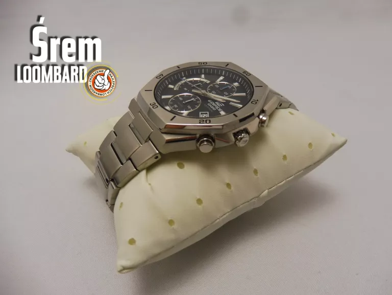 ZEGAREK CASIO EDIFICE EFB-680D-1AVUEF, KOMPLET, IGŁA STAN!