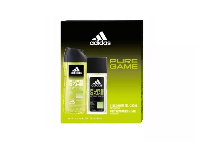 ADIDAS PURE GAME PREZENTOWY ZESTAW KOSMETYKÓW MĘSKICH 2 SZT, 1OP
