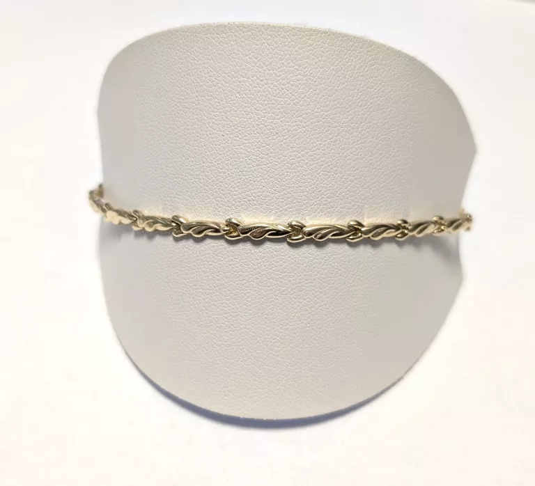 CUDOWNA ZŁOTA BRANSOLETKA 3,15G 19CM P585