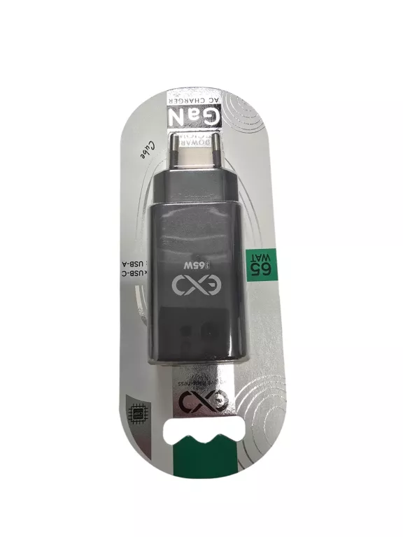 EXC ŁADOWARKA SIECIOWA CUBE 65W 1XQC3.0 +2XUSBC PD