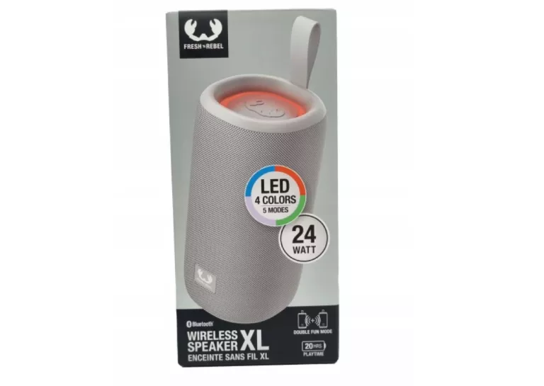 GŁOŚNIK PRZENOŚNY FRESH 'N REBEL XL SZARY 24 W UŻYWANY
