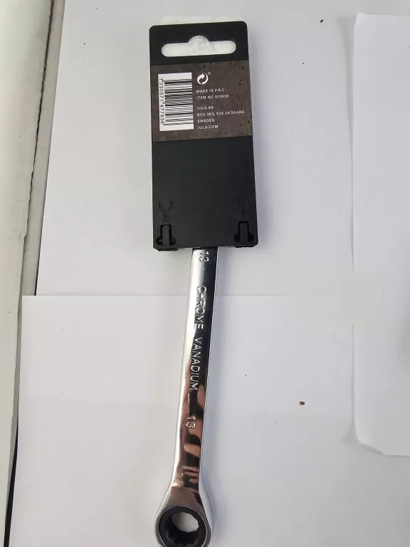 KLUCZ PŁASKO OCZKOWY Z GRZECHOTKĄ 13 MM