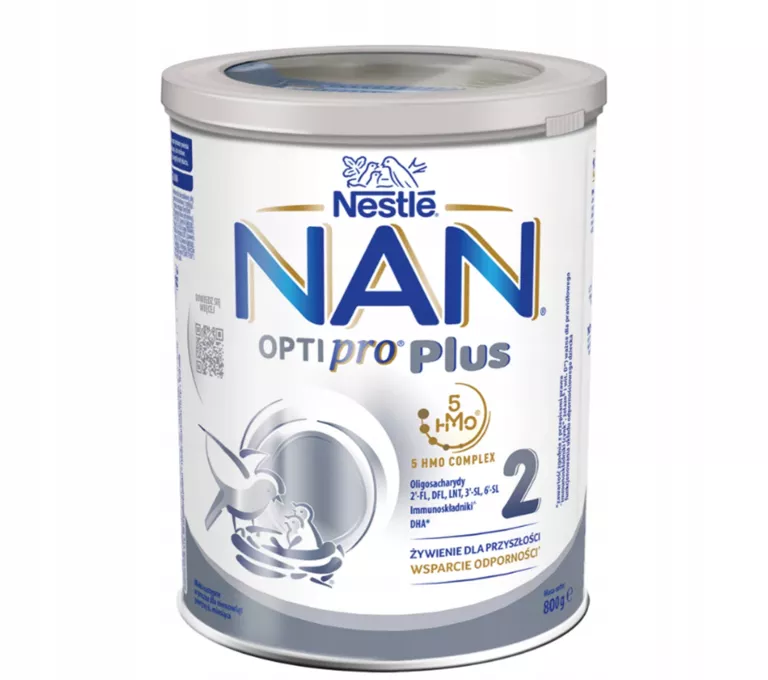 MLEKO NASTĘPNE NAN OPTIPRO PLUS 2 5HMO DLA NIEMOWLĄT OD 6 MIESIĄCA 800G