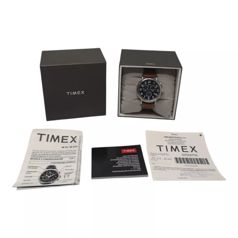 ZEGAREK TIMEX CHICAGO TW2R42600 (KOMPLET) - ZADBANY!