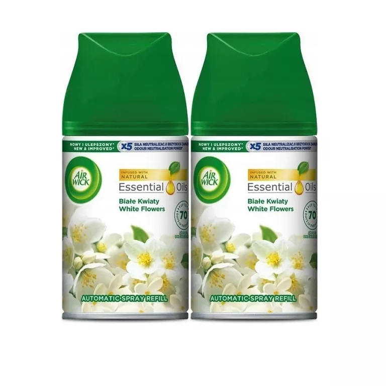 AIR WICK BIAŁE KWIATY WKŁAD/ZAPAS ODŚWIEŻACZ POWIETRZA 2 X 250ML