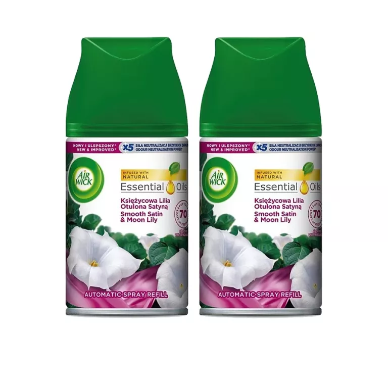 AIR WICK KSIĘŻYCOWA LILIA OTULONA SATYNĄ ZAPAS / WKŁAD 2 X 250ML