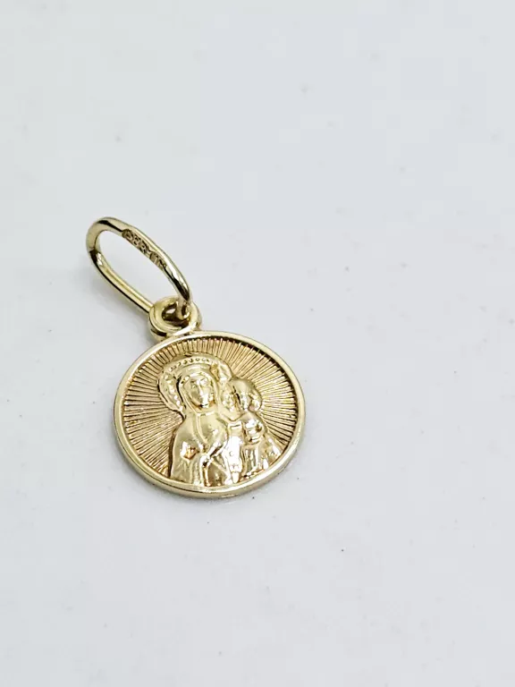 ZŁOTA ZAWIESZKA MATKA BOSKA 0,65G 585