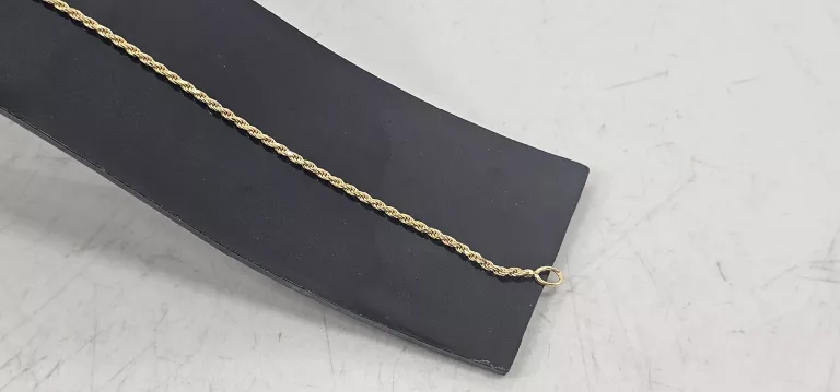 ZŁOTY ŁAŃCUSZEK KORDEL 585 4,26G DŁ.45CM