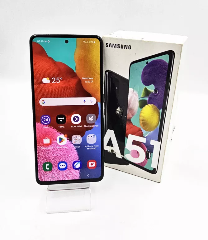 TELEFON SAMSUNG GALAXY A51 SM-A515F/DSN CZARNY + PUDEŁKO