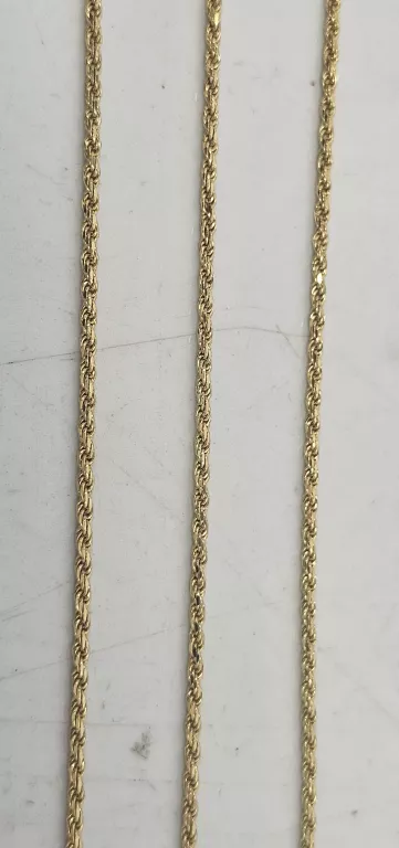 ZŁOTY ŁAŃCUSZEK KORDEL 585 4,26G DŁ.45CM
