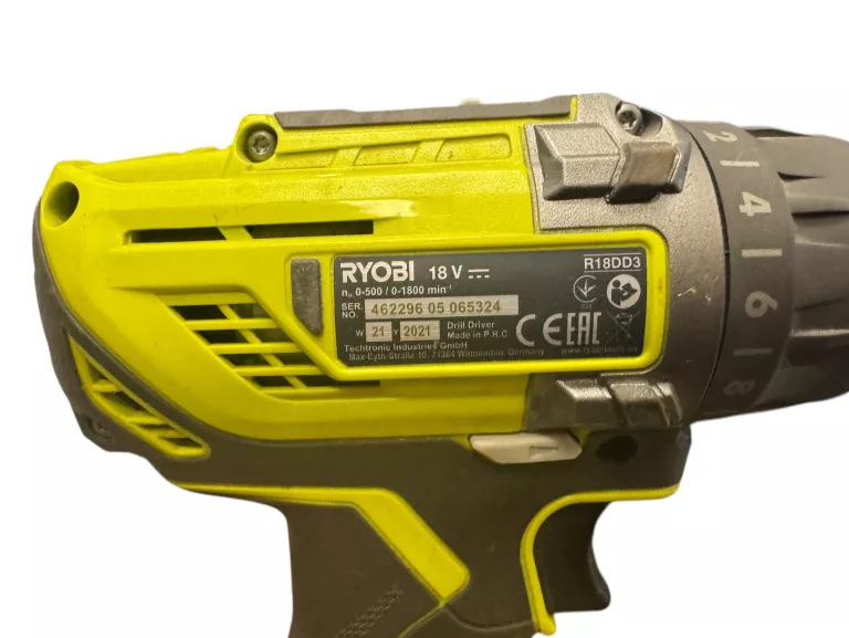 WKRĘTARKA ZASILANIE AKUMULATOROWE RYOBI 18 V R18PD3 BODY