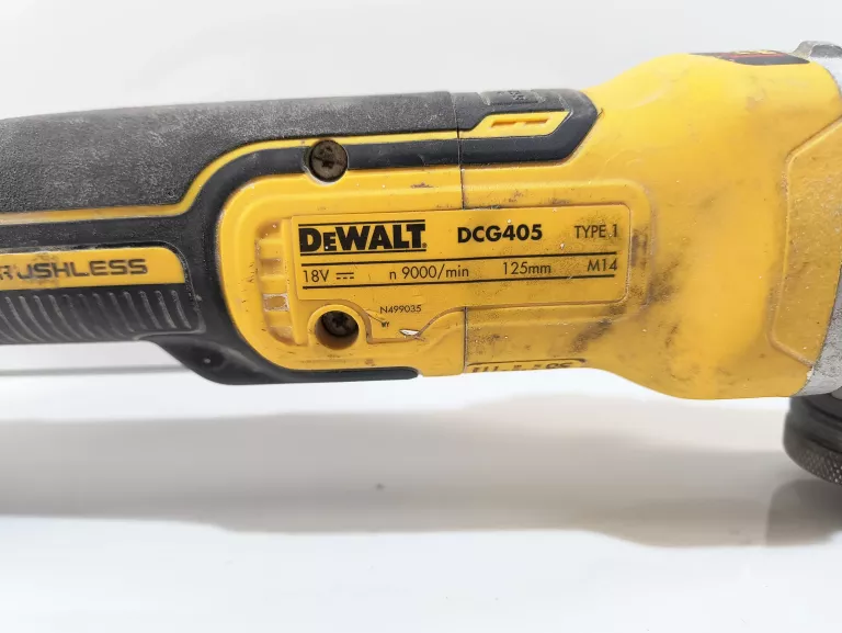 SZLIFIERKA KĄTOWA DEWAL DCG405 + AKUMULATOR 18V 4.0AH