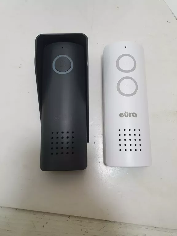 DOMOFON BEZPRZEWODOWY EURA ADP-80A3 - BIAŁO-GRAFITOWY, 426~440 MHZ, ZASIĘG