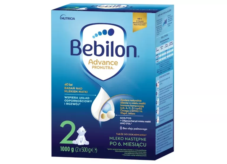 BEBILON 2 ADVANCE PRONUTRA MLEKO NASTĘPNE 1000 G