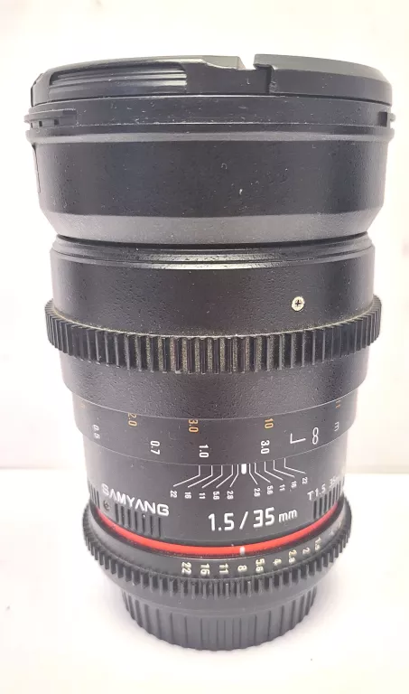 ZESTAW 3 OBIEKTYWÓW SAMYANG / 10MM 3,1T / 24MM 1,5T / 1,5/35MM