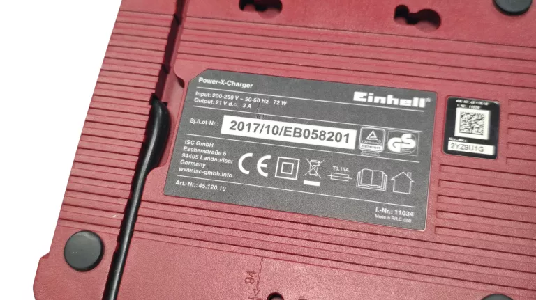 ŁADOWARKA EINHELL POWER X-CHANGE 21V 3A / 45.120.10