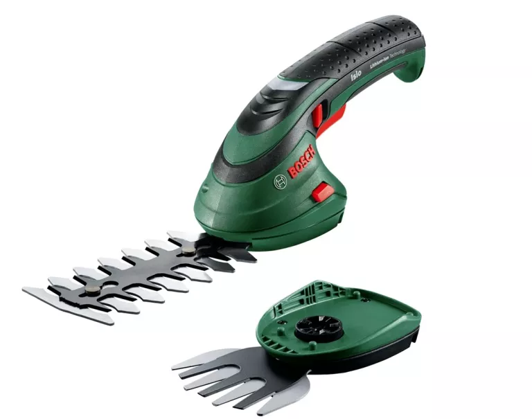 NOŻYCE ELEKTRYCZNE AKUMULATOROWE BOSCH 12 CM 3,6 V DO ŻYWOPŁOTU, TUJI