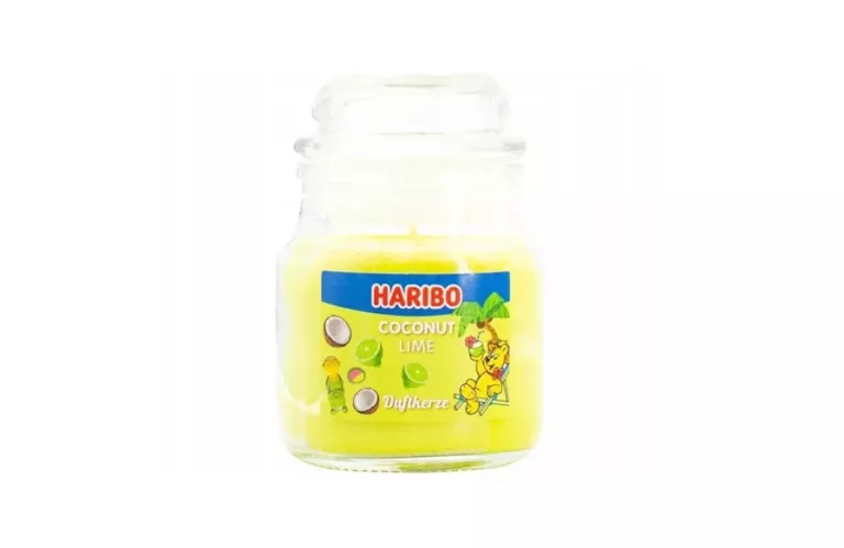 ŚWIECZKA ZAPACHOWA HARIBO - KOKOS LIMONKA 85 G