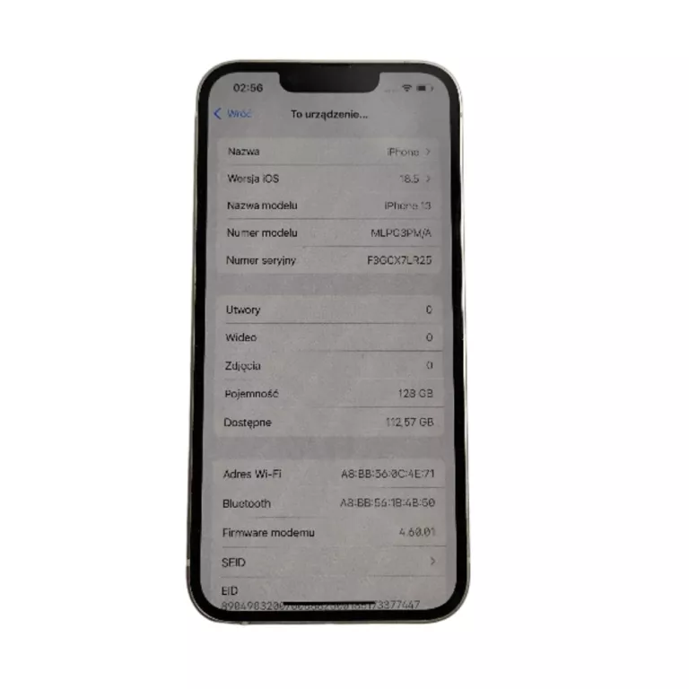 TELEFON IPHONE 13 128GB 91%