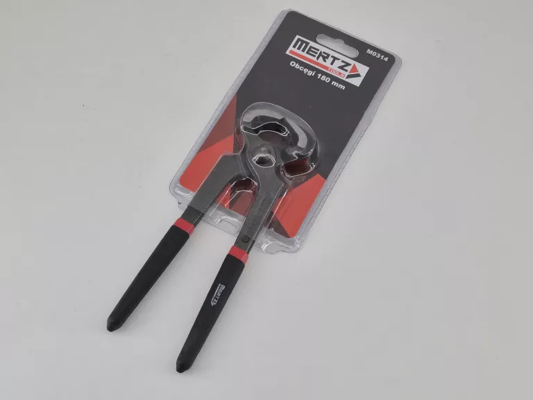 OBCĘGI MERTZ CĘGI SZCZYPCE ZBROJARSKIE IZOLOWANA RĄCZKA CRV M0314 180MM