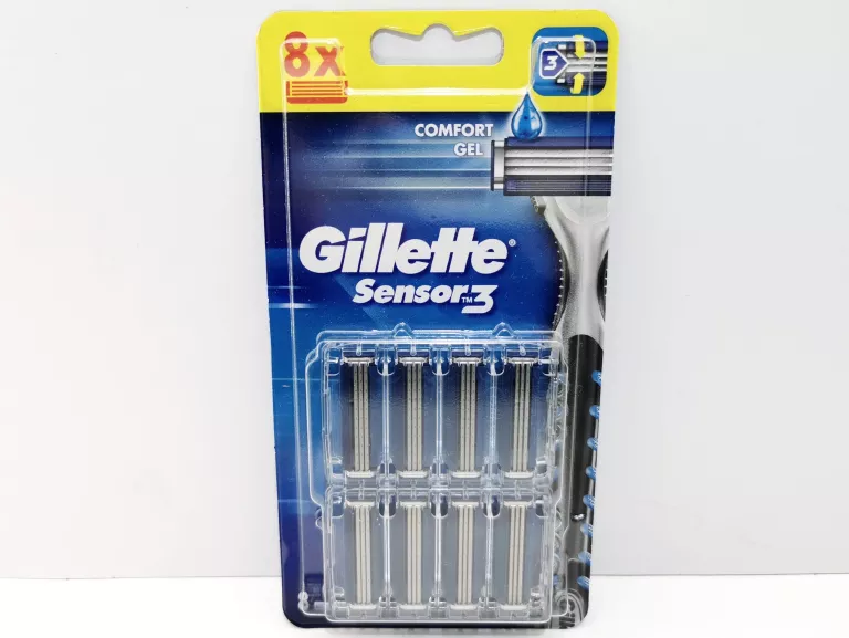 GILLETTE SENSOR3 ORYGINALNE OSTRZA WKŁADY 8 SZTUK