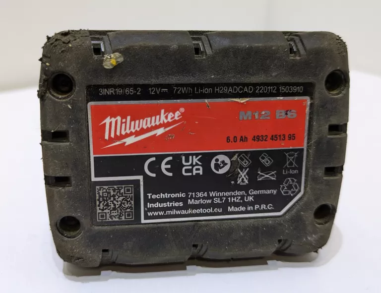 AKUMULATOR MILWAUKEE M12 B6 6AH