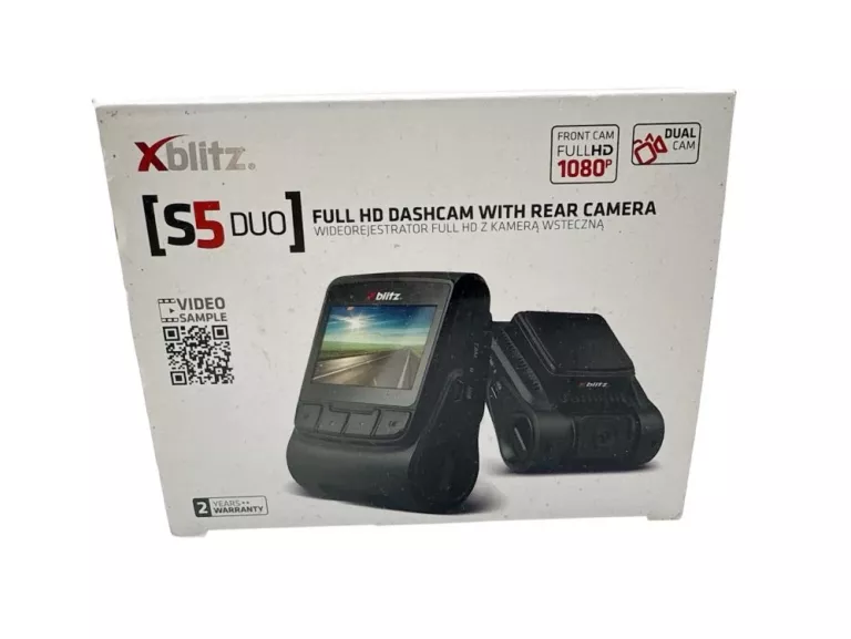 WIDEOREJESTRATOR SAMOCHODOWY XBLITZ S5 DUO