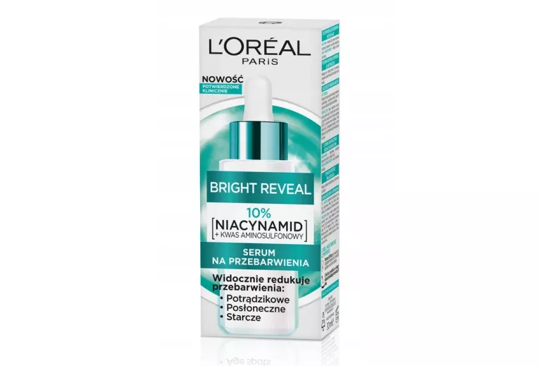 L'ORÉAL BRIGHT REVEAL SERUM NA PRZEBARWIENIA 10% NIACYNAMID 30 ML
