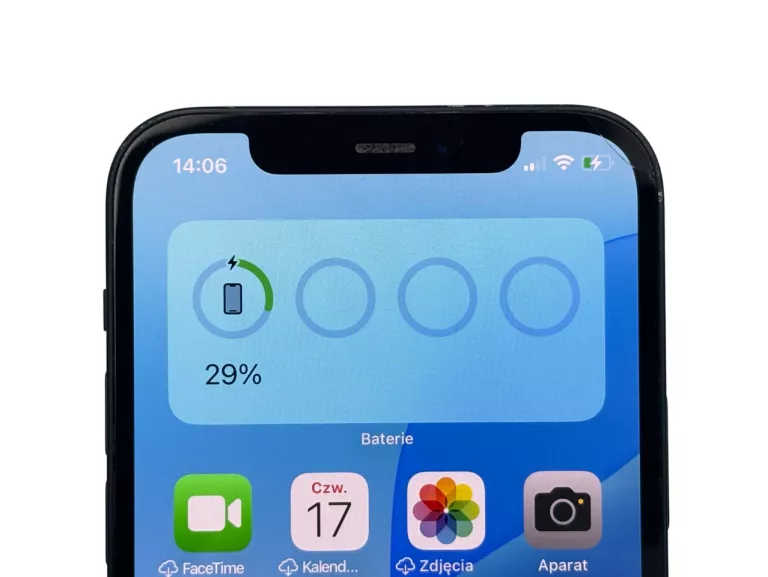 TELEFON APPLE IPHONE 12 5G 128GB 6.1" BAT.87% CZARNY