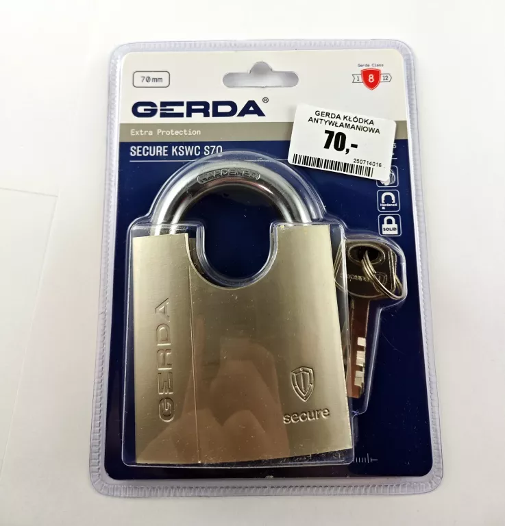 GERDA KŁÓDKA ANTYWŁAMANIOWA SECURE KSWC S70