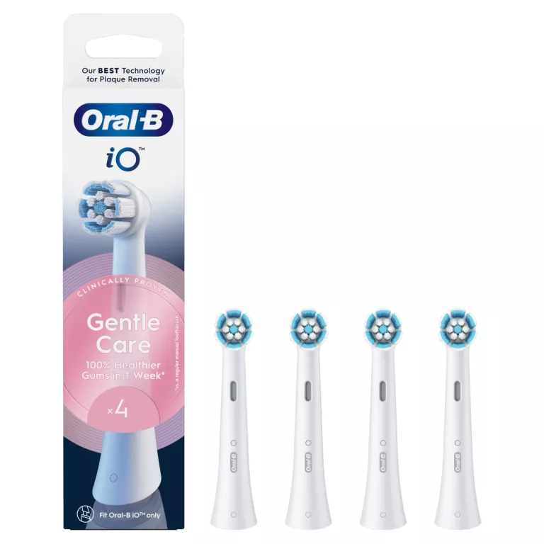 KOŃCÓWKI DO SZCZOTECZKI ORAL-B IO GENTLE CARE 4SZT 8700216199438