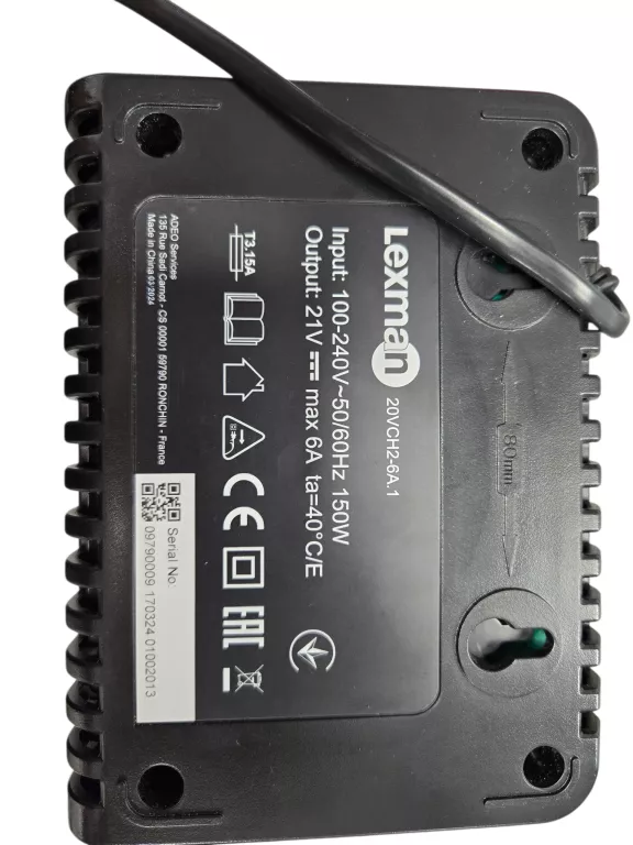 AKUMULATOR LI-ION LEXMAN 20 V 2,5 AH + ŁADOWARKA