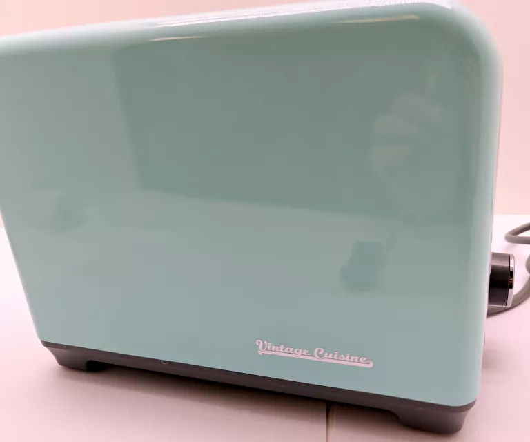 TOSTER VINTAGE MIĘTOWY! HIT! CUISINE RETRO SREBRNY/SZARY 930 W