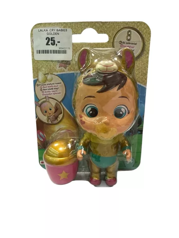 LALKA  CRY BABIES GOLDEN