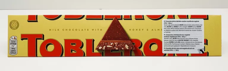 CZEKOLADA MLECZNA Z MIODEM NUGATEM TOBLERONE SZWAJCARSKA XXL 360G