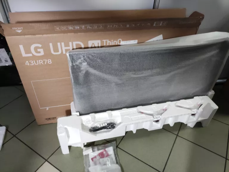 TELEWIZOR LG 43UR78 KOMPLET GWARANCJA