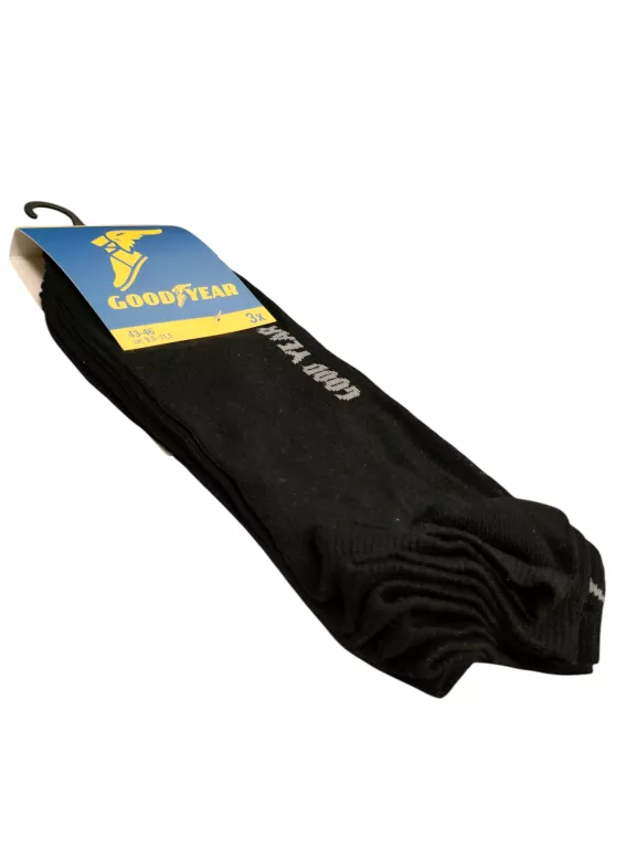 POWYSTAWOWE SKARPETKI GOODYEAR 43-46 BIAŁE 3-PACK